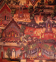 ภาพจิตรกรรมฝาผนังวัดอรุณราชวราราม
